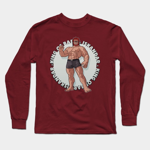 King of bara, Iskandar Long Sleeve T-Shirt by leomon32